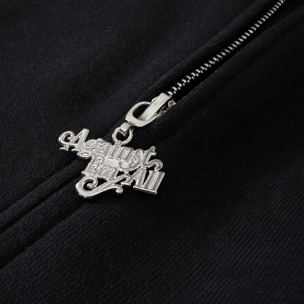 Script Zip Hoodie