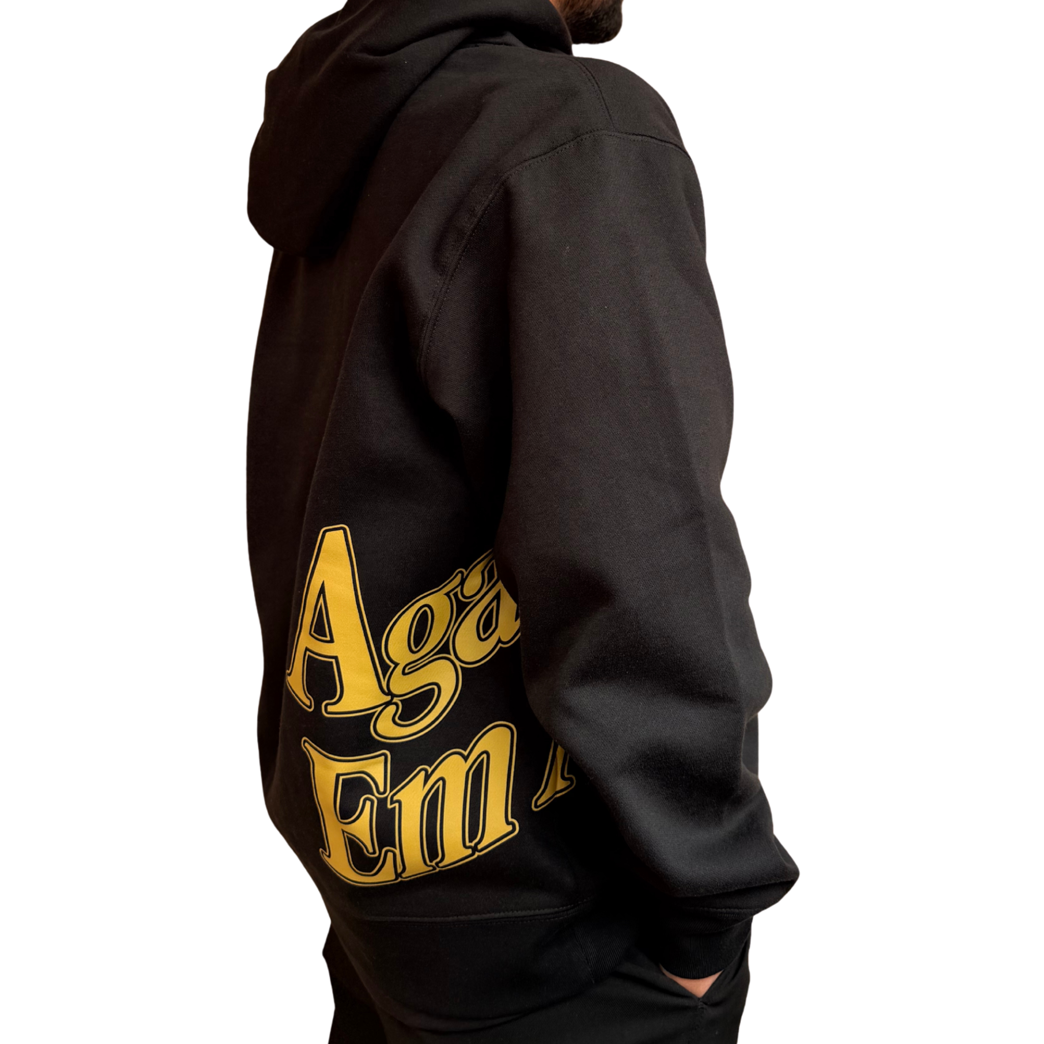 Side hit hoodie